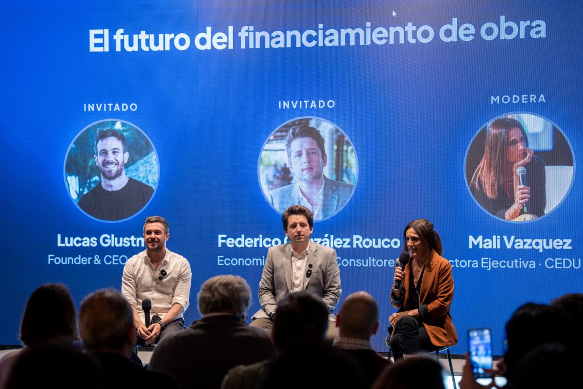 De izquierda a derecha: Lucas Glustman, Federico González Rouco y Mali Vázquez