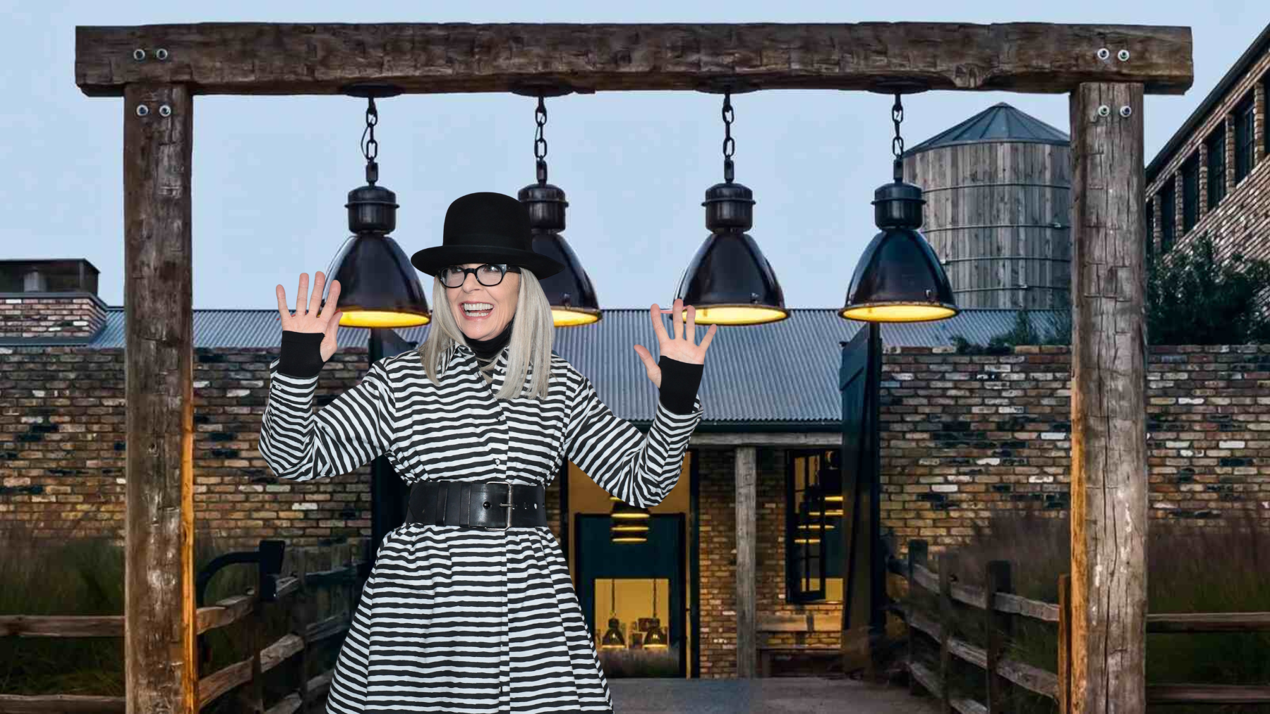 De Pinterest al ladrillo: Diane Keaton y su mansión de casi USD 30 millones inspirada en “Los tres cerditos”