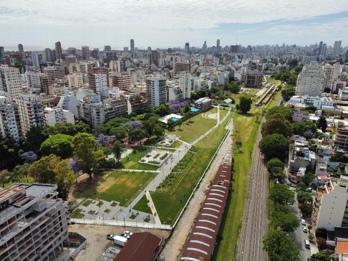 El Parque Ferroviario recuperado en Colegiales atrae inversiones inmobiliarias a esta zona del norte porteño
